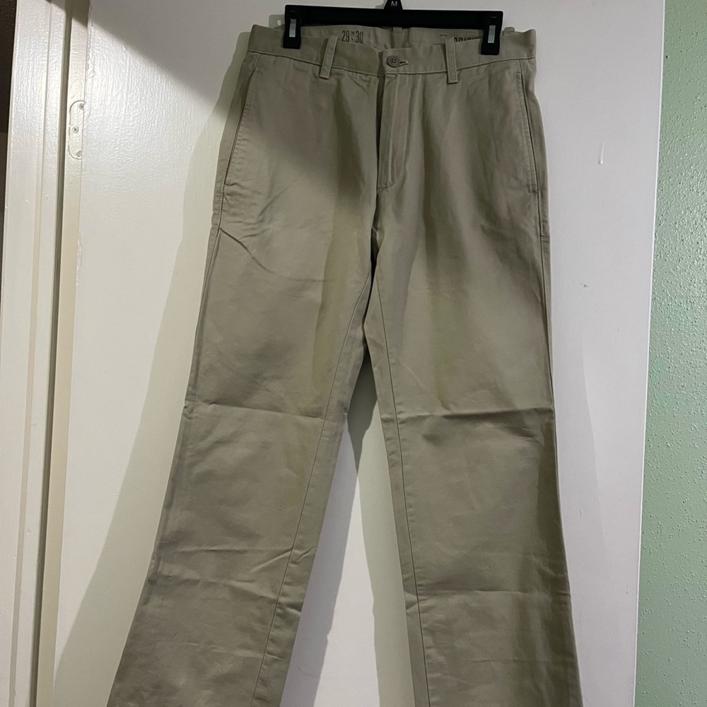 Men’s khaki slacks
